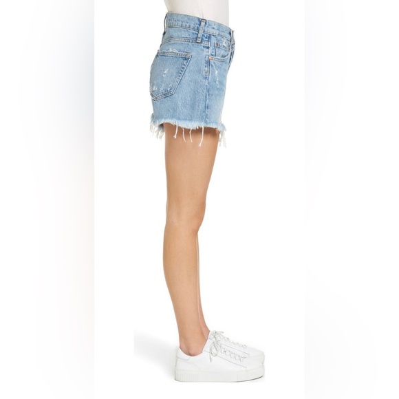 Agolde Parker Cutoff Shorts in Swapmeet - Picture 4 of 8